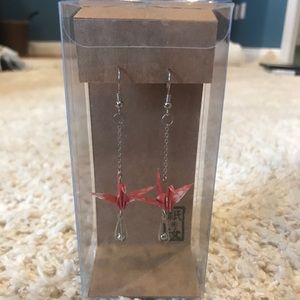 NWT origami earrings